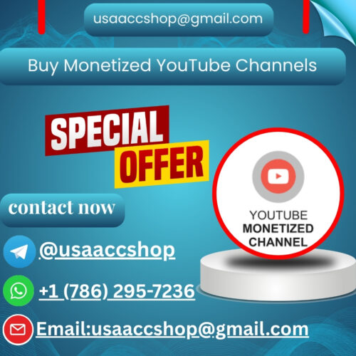 Buy Monetized YouTube Channels